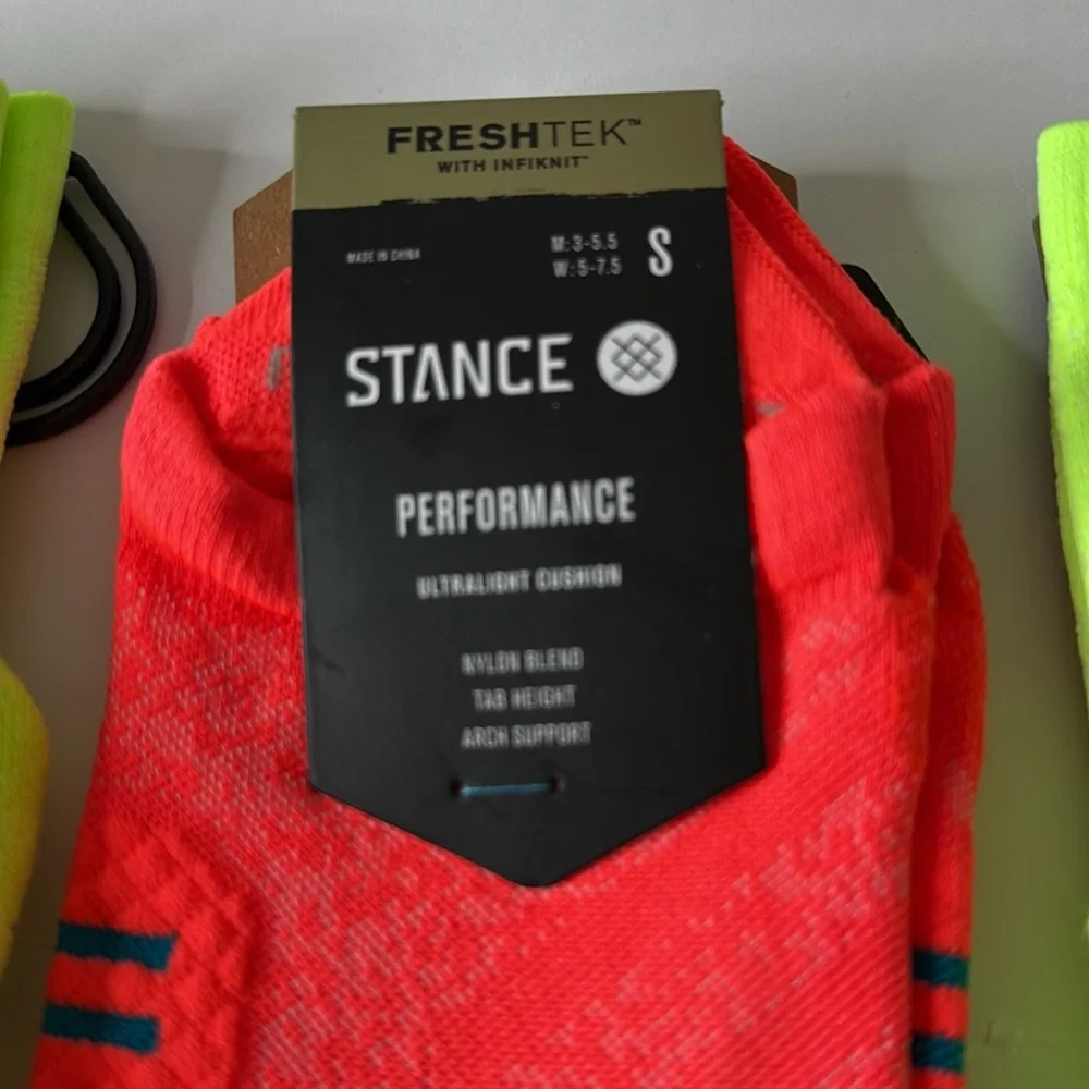 Stance Assortment of Performance Socks 3 Pairs Size Small